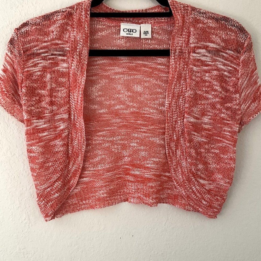 NEW CATO KNIT OPEN FRONT CARDIGAN